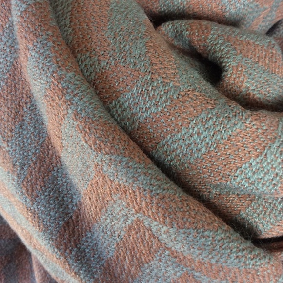 Charlotte Russe Spring Scarf in Pumpkin and Tan! - Picture 3 of 5